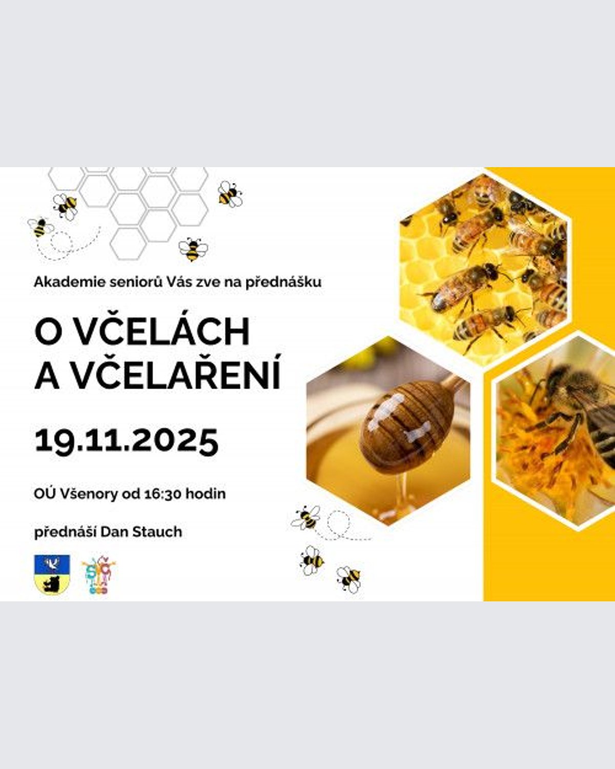 Úvodní obrázek aktuality Akademie pro seniory "O včelách a včelaření"