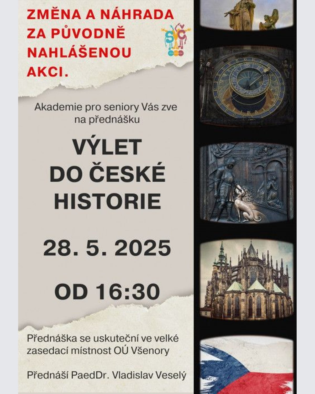 Úvodní obrázek aktuality Akademie pro seniory - Výlet do české historie