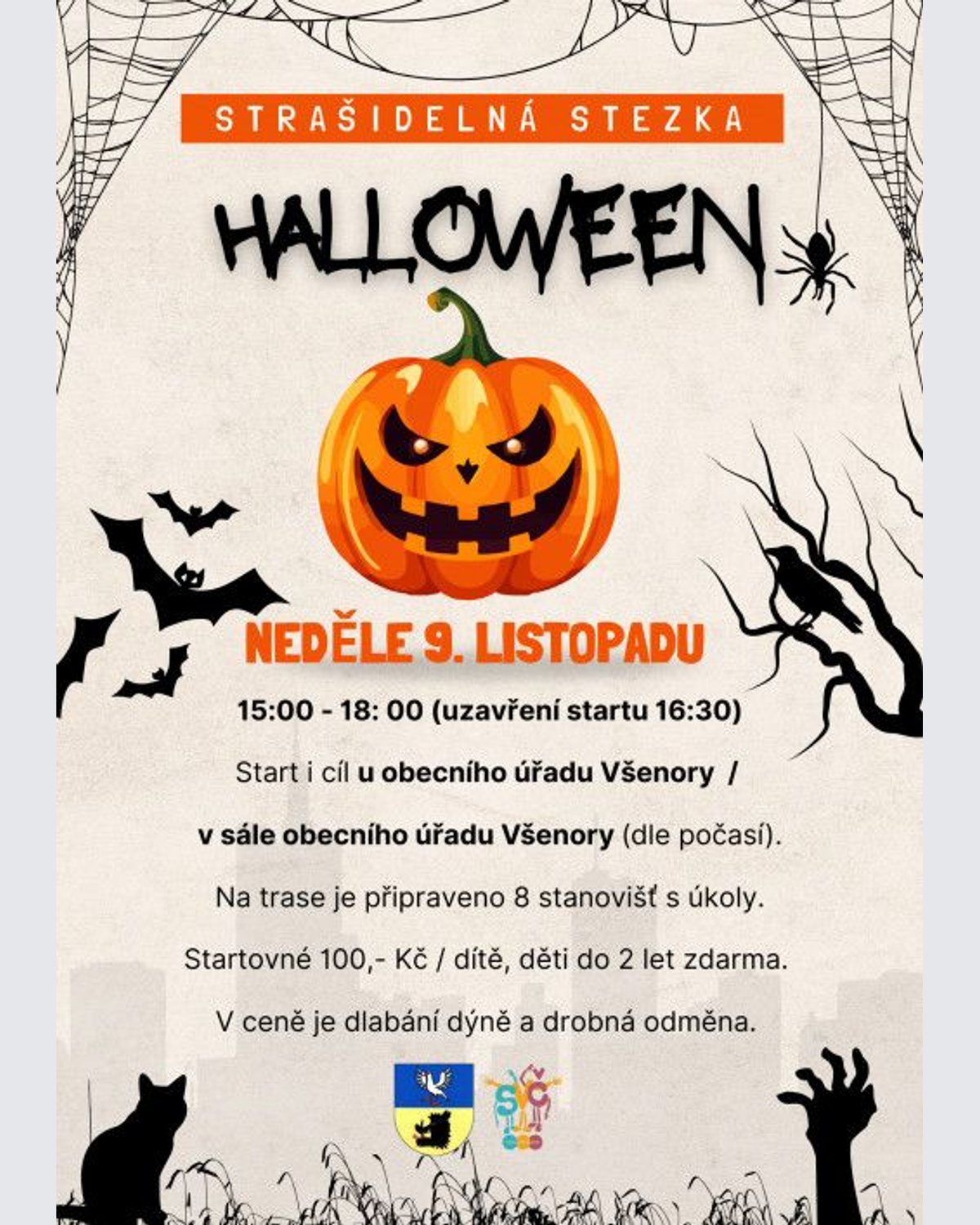 Úvodní obrázek aktuality Strašidelná stezka - Halloween