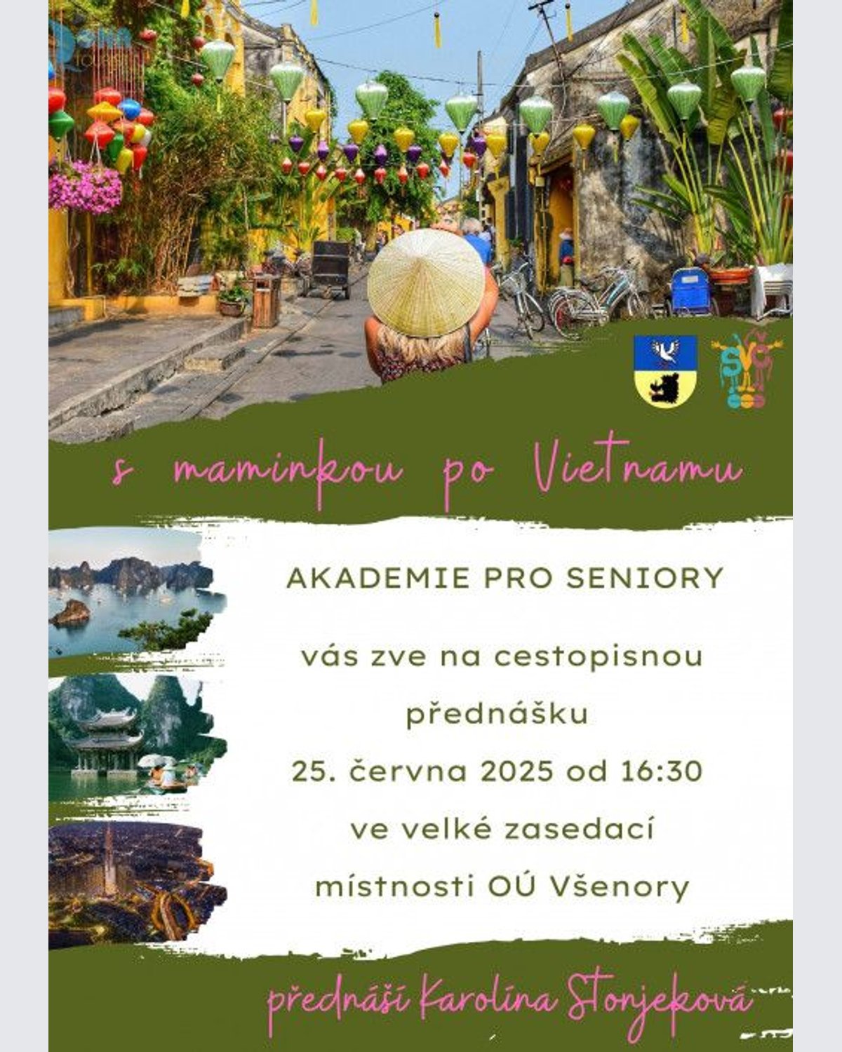 Úvodní obrázek aktuality S maminkou po Vietnamu - Akademie pro seniory