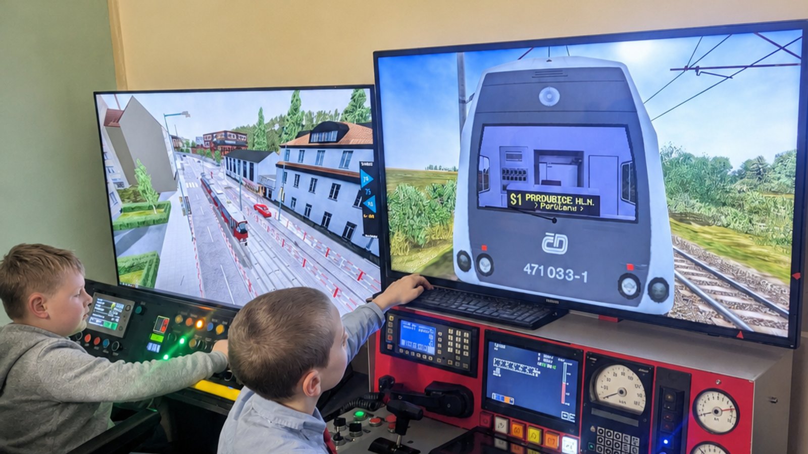 Aktivita železničního kroužku na simulátorech